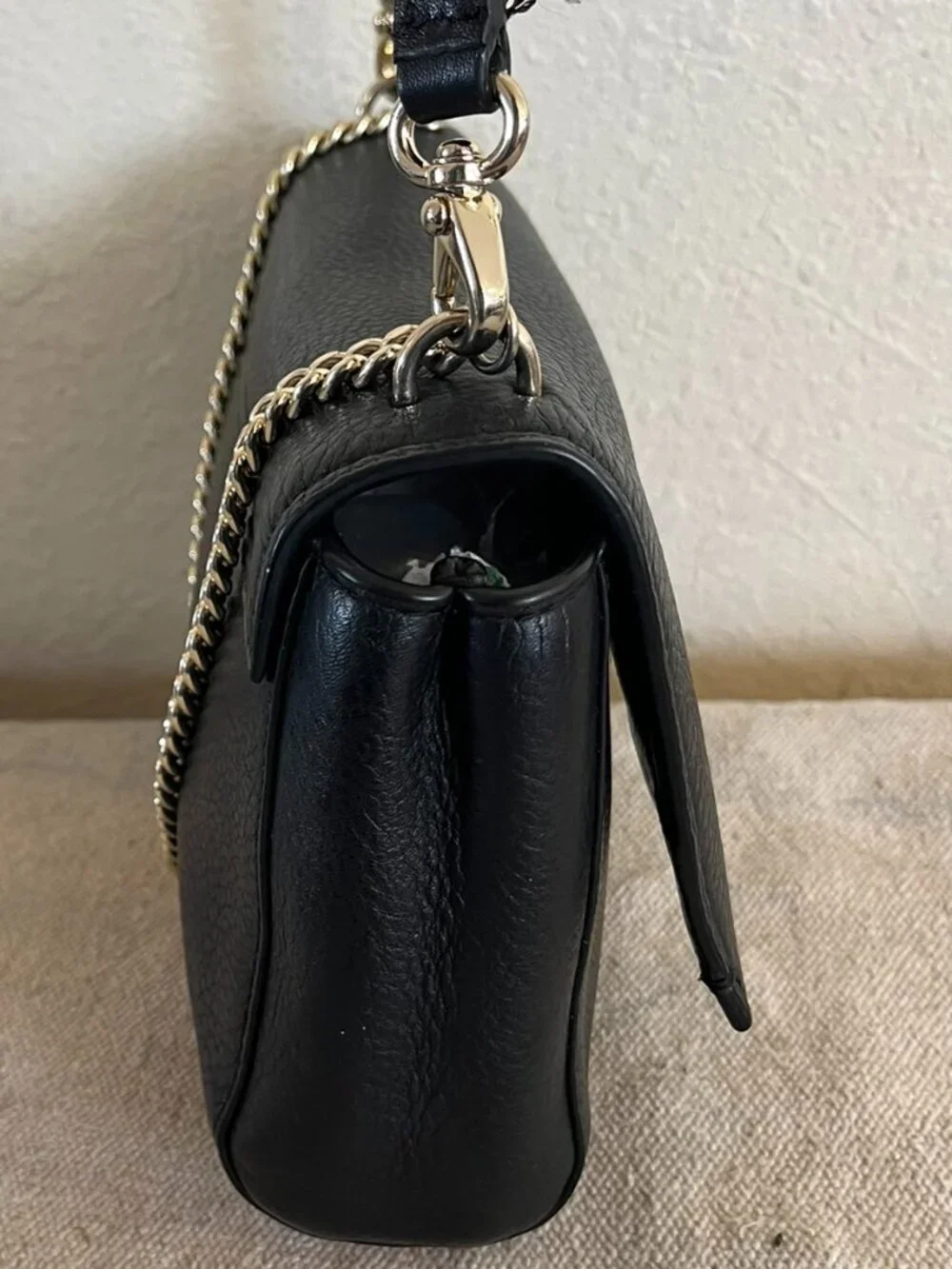 Kate Spade Lr Madison Willow Flap Black Saffiano Leather Crossbody Bag